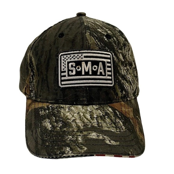 OC Outdoor Camouflage Hat Cap Green Hunting SMA Flag Adjustable USA One … - Picture 1 of 11